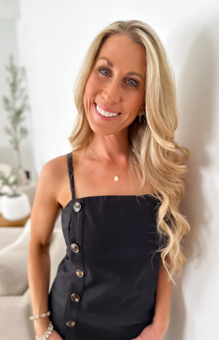 Black Button Detail Linen Maxi Dress