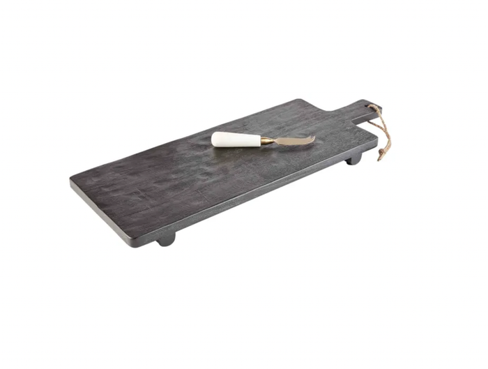 Black Footed Serving Board Set