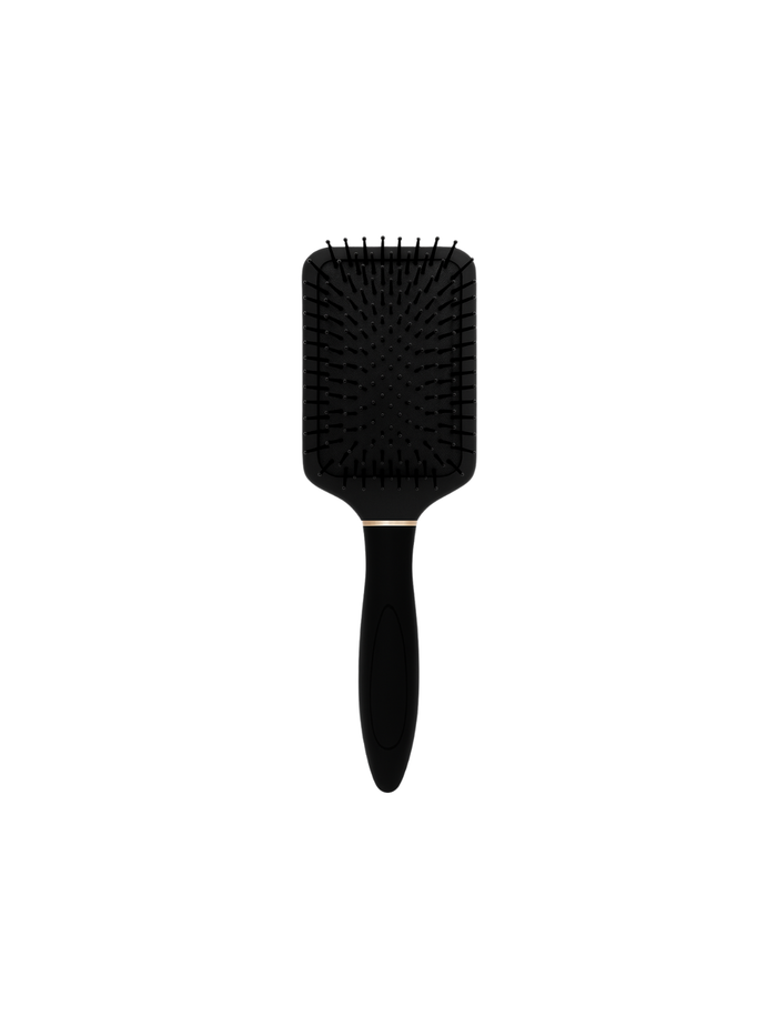 Black Paddle Hair Brush – Smooth & Shine Edition