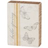 Block Sign- Hello Spring #1672