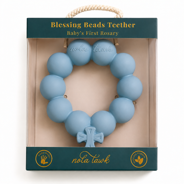 Blue Blessing Beads Teether - 318 Art & Frame