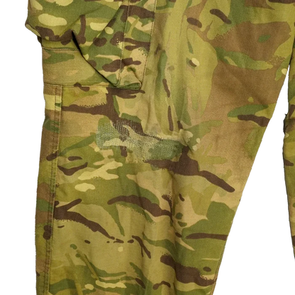 British MTP Yellow Dyed Barracks Trousers - 80cm, Medium - Film Production Used - Combat Trousers