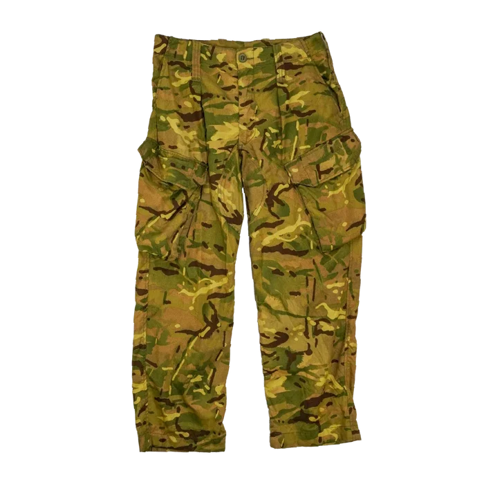 British MTP Yellow Dyed Combat Trousers - 80cm, Medium, Item 2 - Film Production Used - Combat Trousers