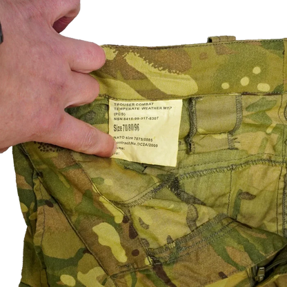 British MTP Yellow Dyed Combat Trousers - 80cm, Medium, Item 2 - Film Production Used - Combat Trousers