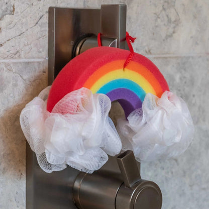 cait-and-co-rainbow-bath-pouf-and-sponge-lifestyle