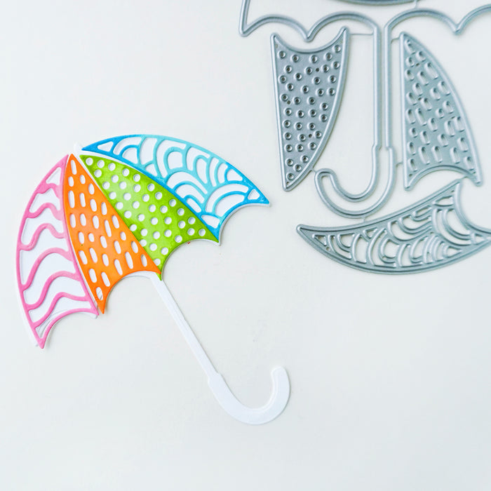 You can always find shelter under my umbrella, friend! The Under the Umbrella Die is a fab addition to your stash of favorite patterned dies.  Available at Embellish Away located in Bowmanville Ontario Canada.
