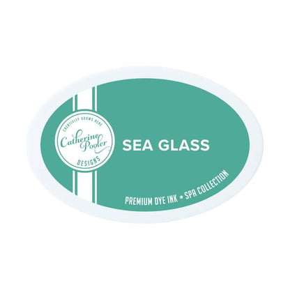 Catherine Pooler - Ink Pads - Beach Retreat. Escape to the shore with our Beach Retreat Spa Ink Colors.  These relaxing, muted shades will take you away to a seaside haven.  The first four colors, Sea Glass, Bay Breeze, Tranquil, and Cove Blue are shades of greens and blues that compliment the current green and blue colors in our Spa Collection. Available at Embellish Away located in Bowmanville Ontario Canada.