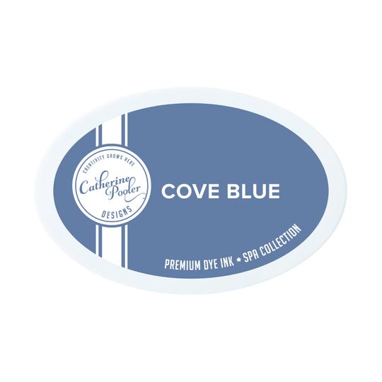 Catherine Pooler - Ink Pads - Beach Retreat. Escape to the shore with our Beach Retreat Spa Ink Colors.  These relaxing, muted shades will take you away to a seaside haven.  The first four colors, Sea Glass, Bay Breeze, Tranquil, and Cove Blue are shades of greens and blues that compliment the current green and blue colors in our Spa Collection. Available at Embellish Away located in Bowmanville Ontario Canada.