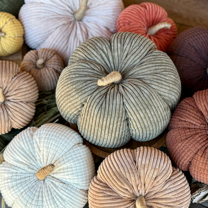CF-3592 - Lrg. Evergreen Corduroy Pumpkin