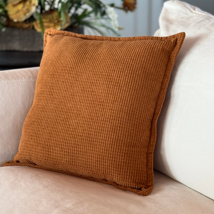 CF-3615 - 18" Copper Cross Cord Pillow