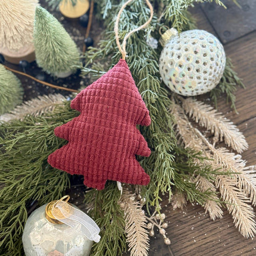 CF-3654 - Brick Cross Cord Tree Ornie