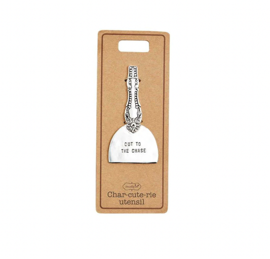 Charcuterie Basket- Silver Plated Cheese Knife