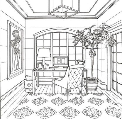 Color At Home Coloring Book