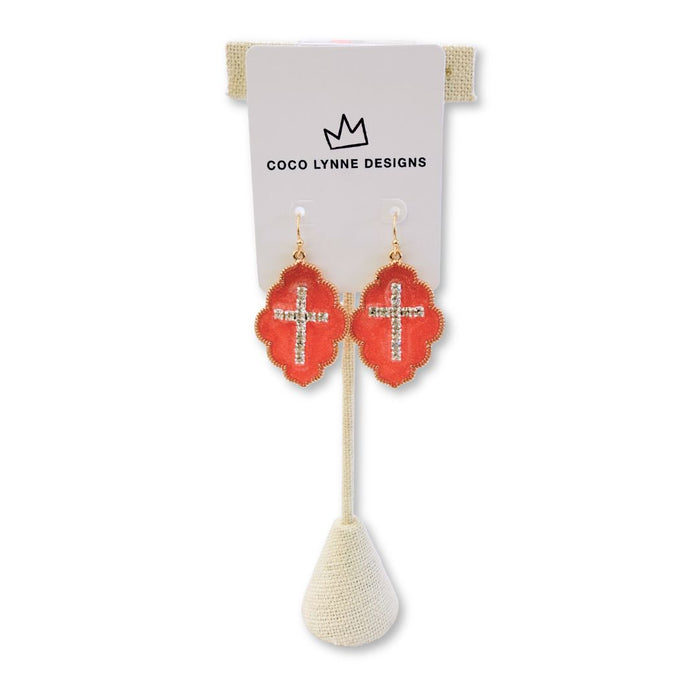 Cross Earrings - 318 Art & Frame