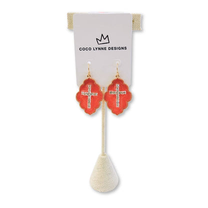 Cross Earrings - 318 Art & Frame