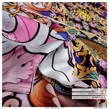 CUSTOM Print Apparel Fabric 3Metres | 8 Fabrics Options | Print your Design | Personalized Fabric By the Yard