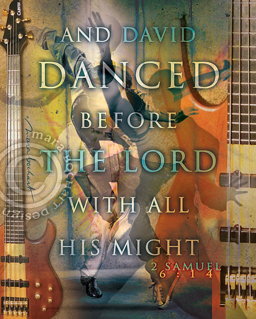 David Danced - frameable print