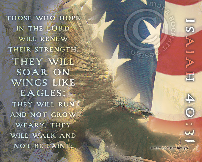 Eagle's Wings - premium canvas