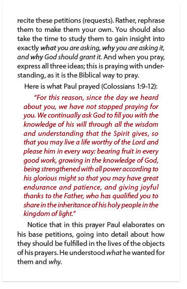 Effectively Praying Scripture (NIV)