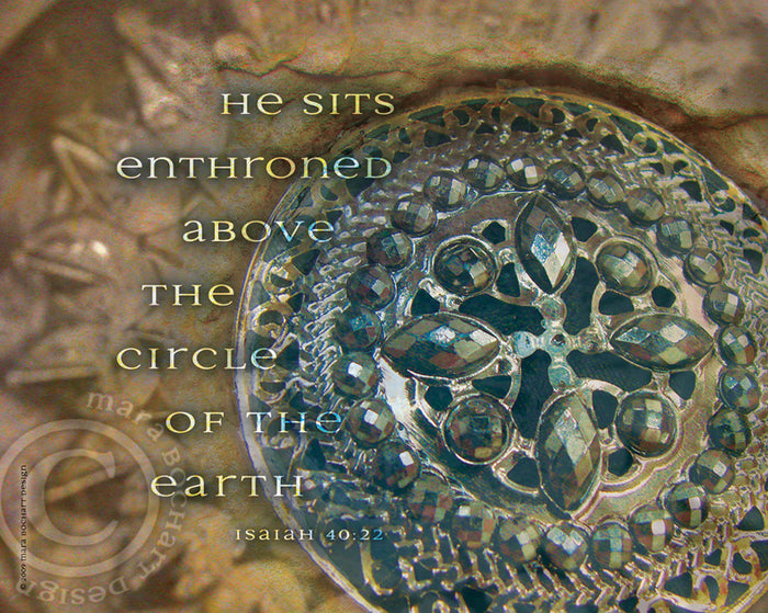 Enthroned - frameable print