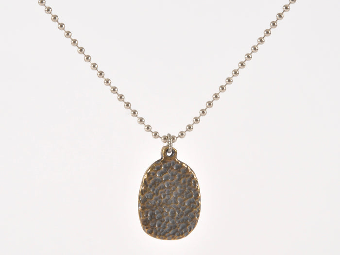 Finished Jewelry-Buddha-Antique Bronze-Nickel Silver Ball Chain Necklace-24 Inches Tamara Scott Designs
