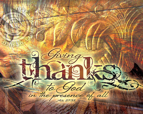 Giving Thanks - frameable print