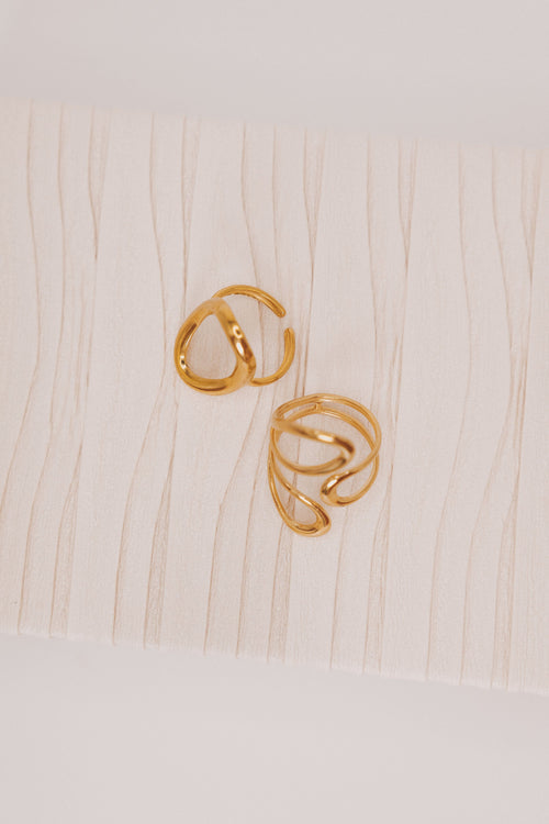 Big Love Ring Set - 18K Gold Plated