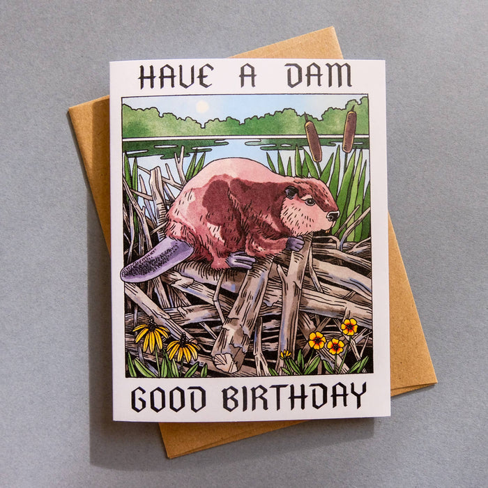 Have A Dam Good Birthday Card - 318 Art & Frame