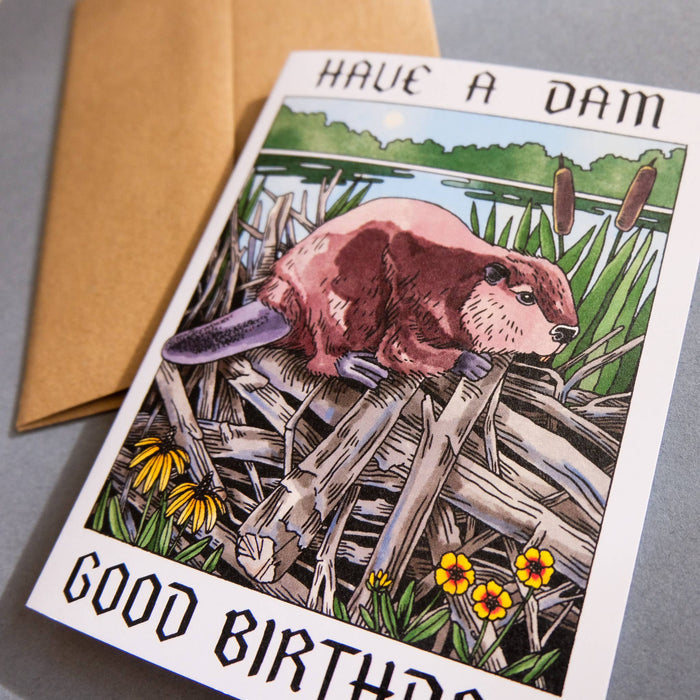 Have A Dam Good Birthday Card - 318 Art & Frame