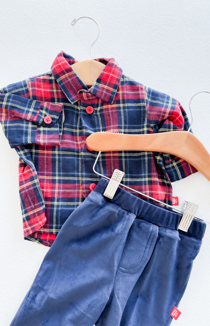 Holiday Flannel Shirt & Pants