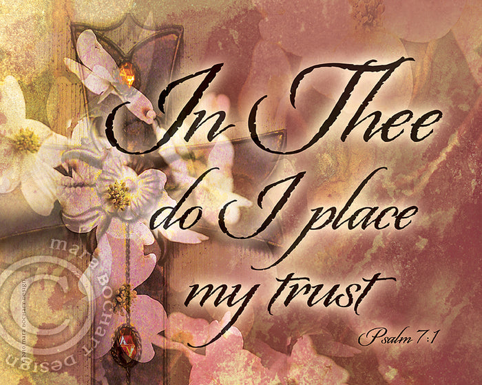 In Thee - frameable print