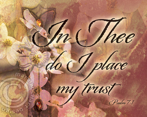 In Thee - frameable print