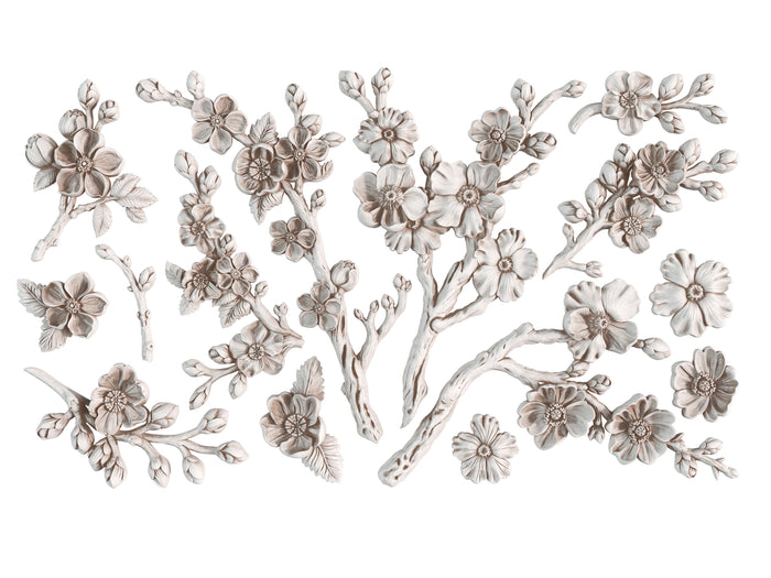 IOD Decor Mould Blossom 6x10" by Iron Orchid Designs