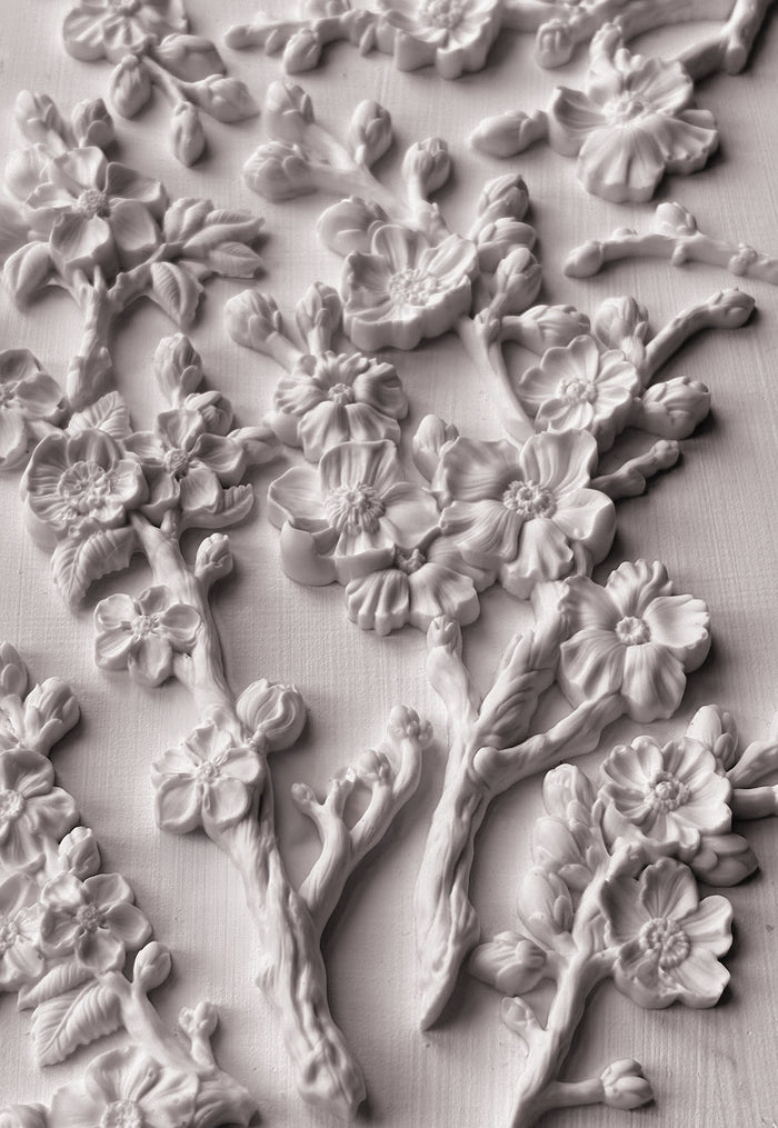 IOD Decor Mould Blossom 6x10" by Iron Orchid Designs