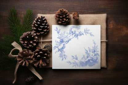 IOD Decor Stamp Classical Christmas 12x12" by Iron Orchid Designs