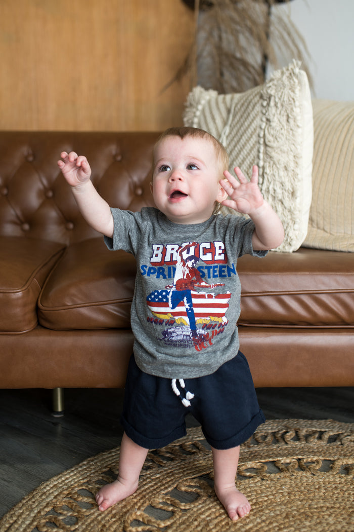 Kid's Grey Bruce Springsteen Tee