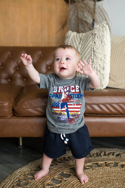 Kid's Grey Bruce Springsteen Tee