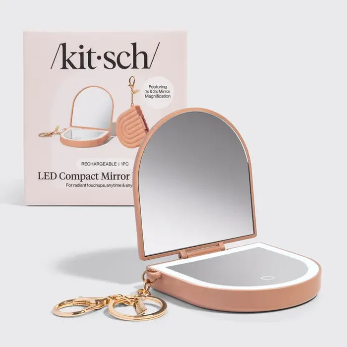 LED Compact Mirror Keychain