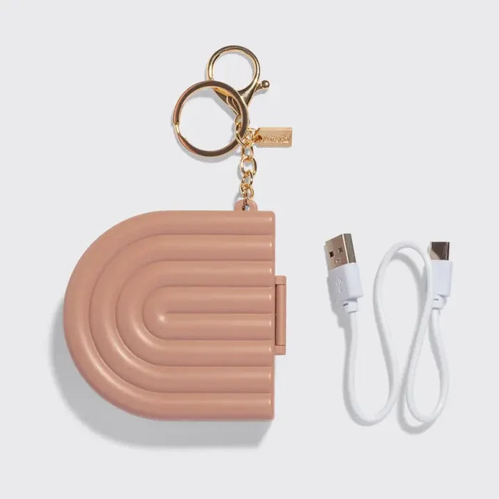LED Compact Mirror Keychain