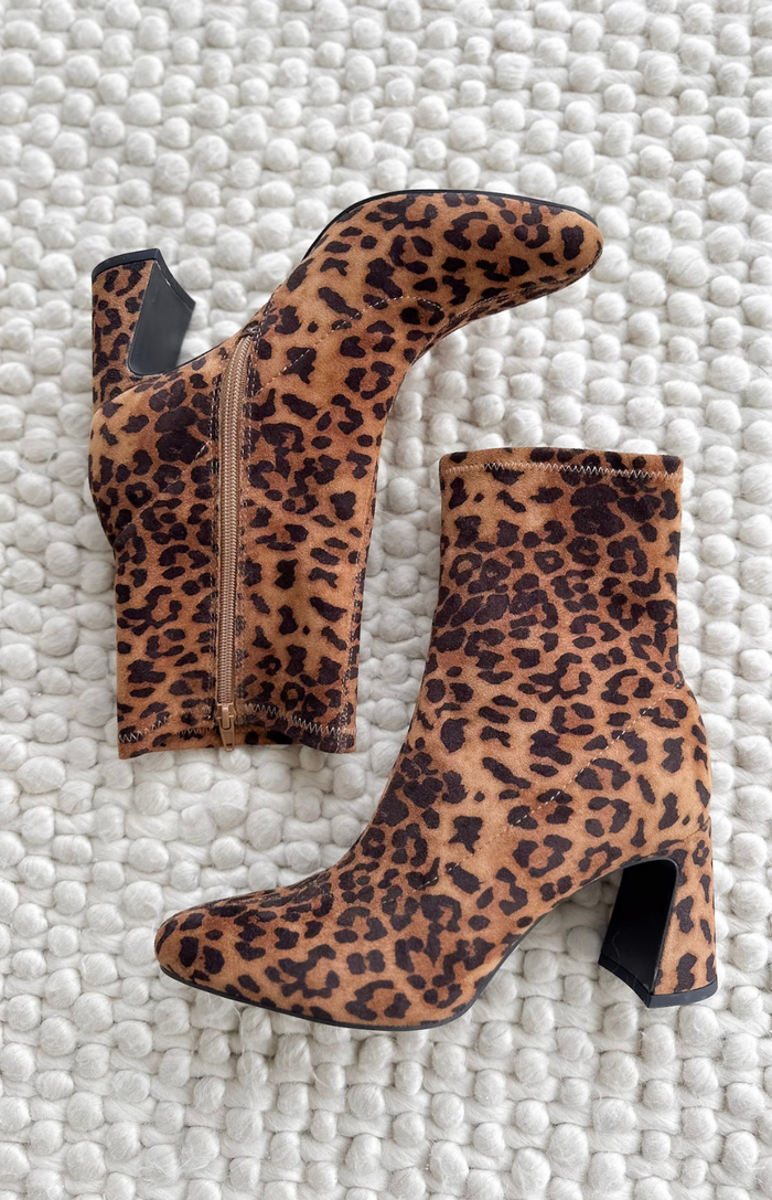 Leopard Suede MIA Boots