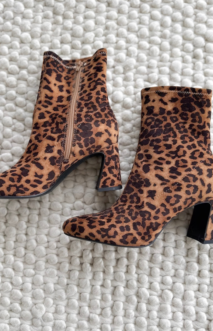 Leopard Suede MIA Boots