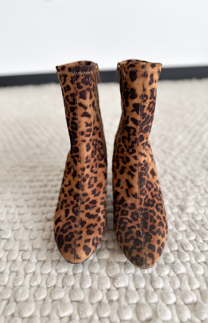 Leopard Suede MIA Boots