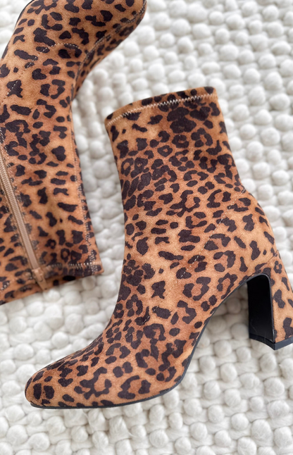 Leopard Suede MIA Boots