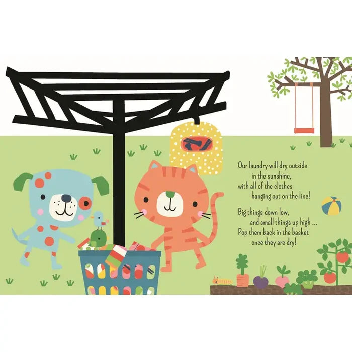 Little Helpers: Laundry Day Sort & Play Book