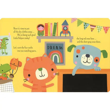 Little Helpers: Laundry Day Sort & Play Book