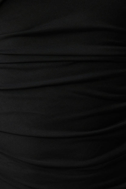 Luu Off Shoulder Slinky Top - Black