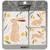 Memo Holder Set- Rabbits Folk Art #1580