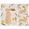 Memo Holder Set- Rabbits Folk Art #1580