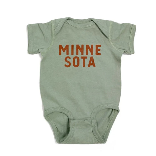 Minnesota Sage Green Onesie