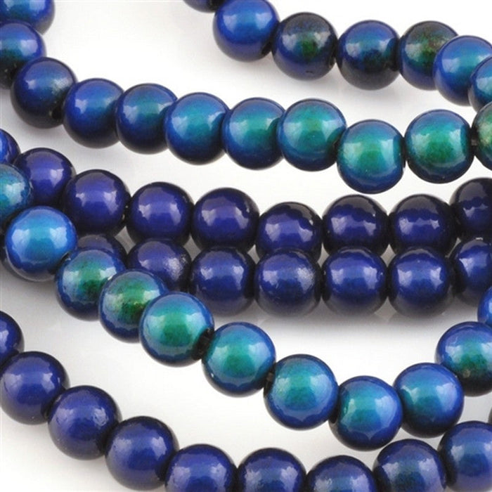 NEW* Mirage-16mm Round Beads-Color Changing-Quantity 1 Strand (10 Beads)